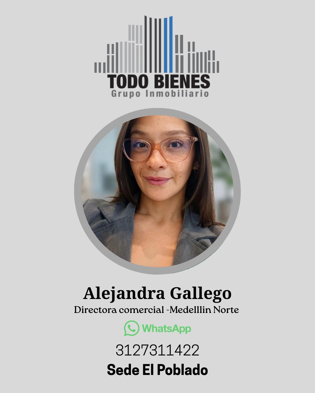 Alejandra Gallego - Directora Comercial Medellín Norte
